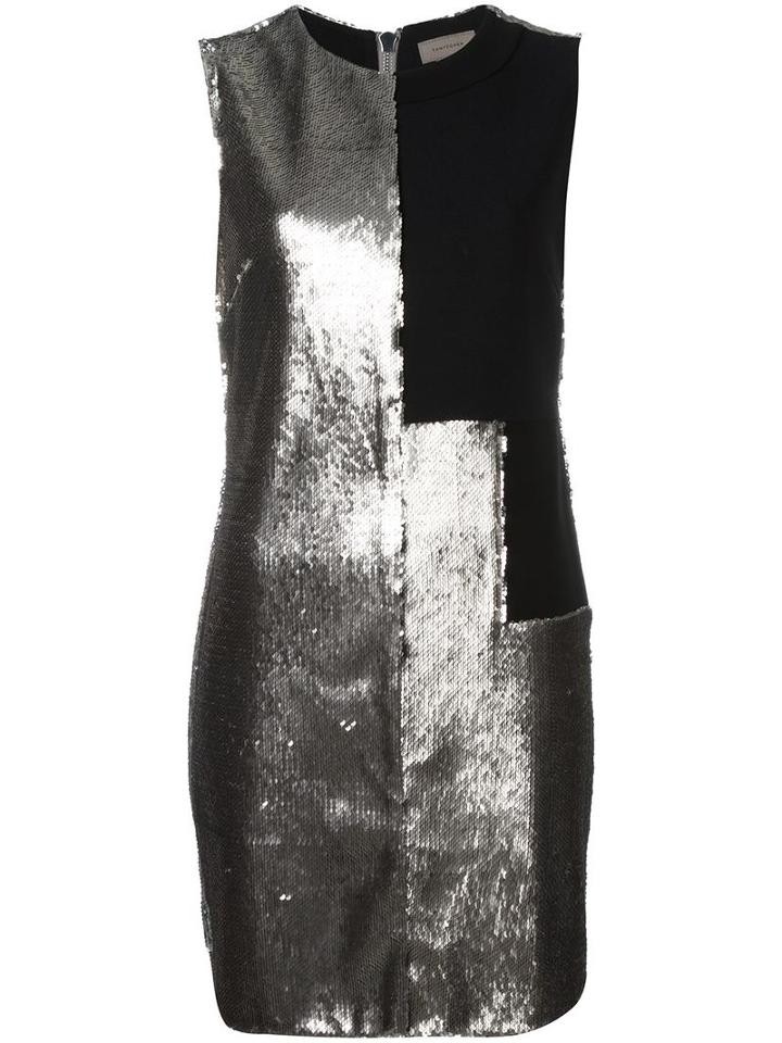 Tony Cohen 'karry' Dress, Women's, Size: 34, Grey, Spandex/elastane/viscose/polyester