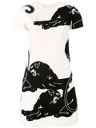 Valentino - Decorative Dress - Women - Silk/polyester/virgin Wool - 42, Nude/neutrals, Silk/polyester/virgin Wool