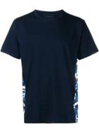 Sophnet. Side Panel T-shirt, Men's, Size: 3, Blue, Cotton