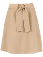 Egrey Belted A-line Skirt - Neutrals