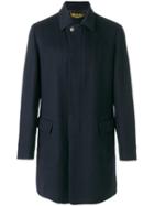 Loro Piana - Buttoned Coat - Men - Polyester/cashmere - Xl, Blue, Polyester/cashmere