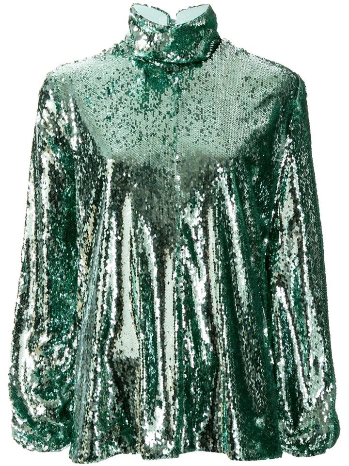 Racil Sequin Embellished Top - Green