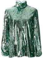 Racil Sequin Embellished Top - Green