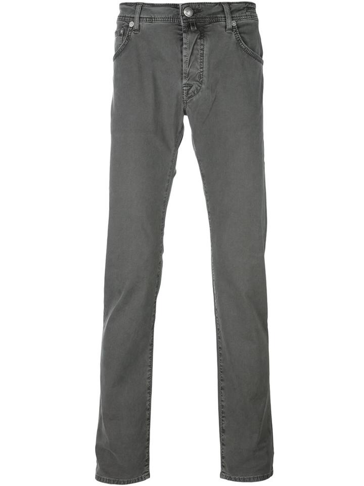 Jacob Cohen Five Pockets Slim-fit Jeans, Men's, Size: 31, Grey, Cotton/modal/spandex/elastane