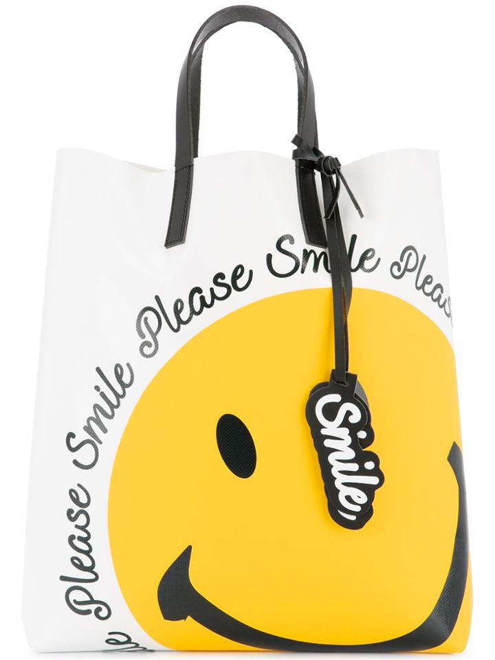 Joshua Sanders Smile Tote - White