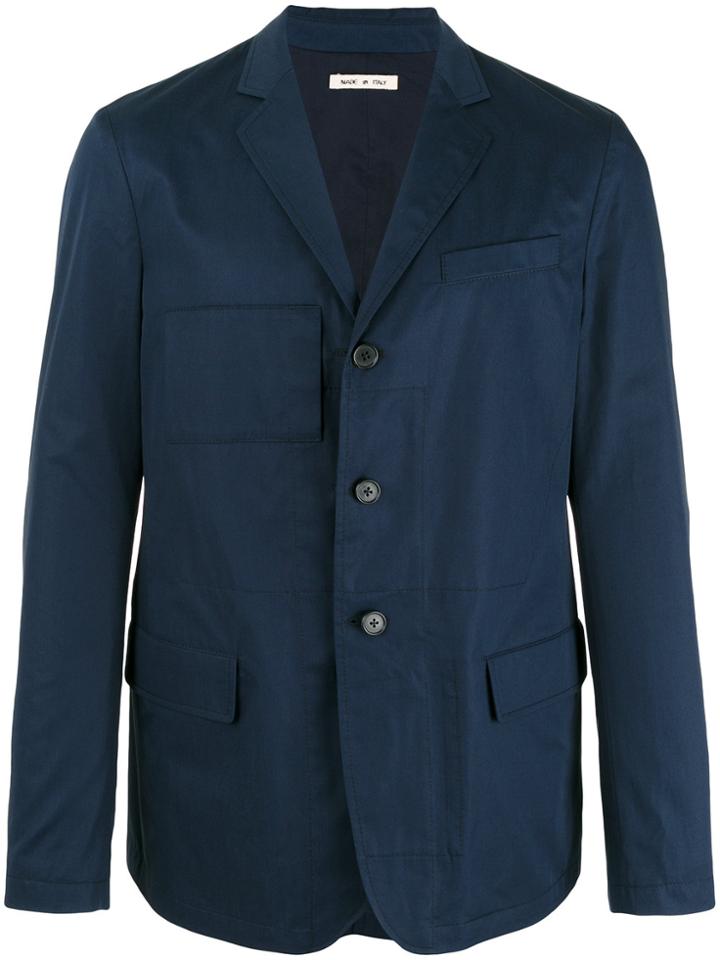 Marni Unconstructed Single-breasted Blazer - Blue