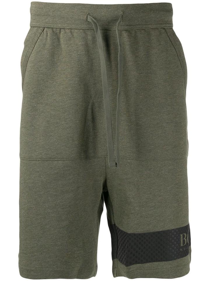 Boss Hugo Boss Printed Logo Track Shorts - Green
