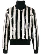 Dolce & Gabbana Sequin Embroidered Jumper - Black