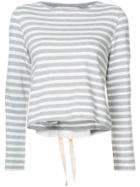 Kinly Longsleeved Striped T-shirt - Grey