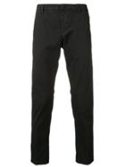 Dondup Cropped Tapered Trousers - Black