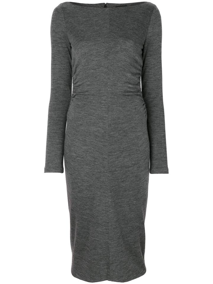 Tom Ford Fitted Midi Dress - Grey
