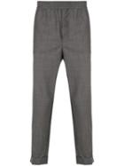 Ami Paris Cropped Fit Trousers - Grey
