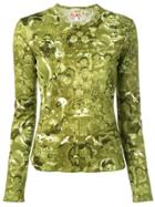 Jean Paul Gaultier Vintage Baby Print Top - Green