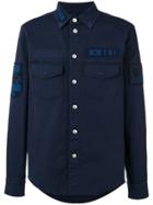 Valentino Military Patch Shirt - Blue