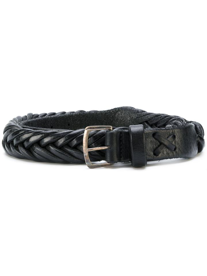 Golden Goose Deluxe Brand Classic Woven Belt - Black
