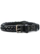 Golden Goose Deluxe Brand Classic Woven Belt - Black