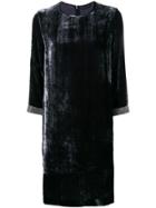 Fabiana Filippi Velvet Shift Dress - Blue