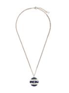 Chanel Vintage Cc Pendant Necklace - Blue