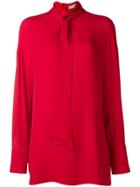 Valentino Pussybow Blouse - Red