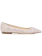 Jimmy Choo Romy Ballerinas - Silver