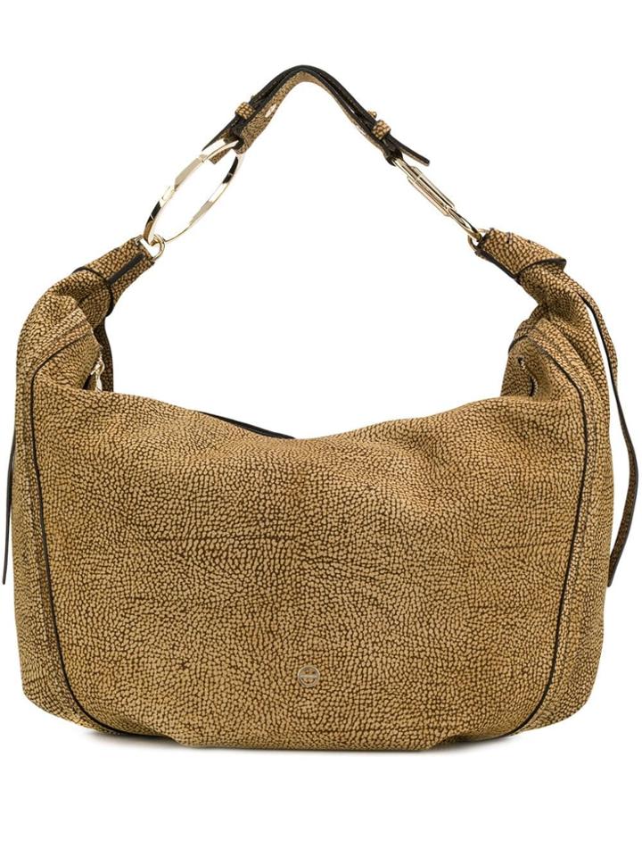 Borbonese Medium Hobo Tote Bag - Neutrals
