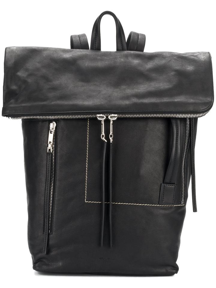 Rick Owens Foldover-top Backpack - Black