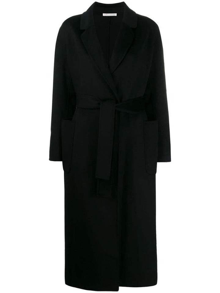 Stefano Mortari Belted Coat - Black