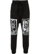 Haculla Printed Track Pants, Men's, Size: Xl, Black, Cotton