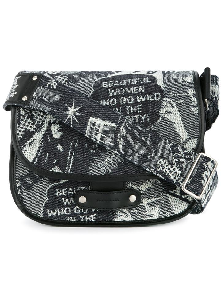 Hysteric Glamour Pop Art Print Cross Body Bag - Black