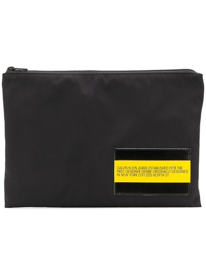 Calvin Klein Jeans Est. 1978 Logo Pouch - Black