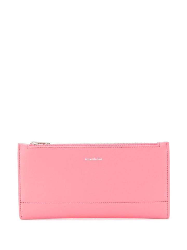 Acne Studios Leather Wallet - Pink