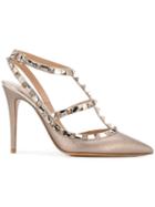 Valentino Valentino Garavani Rockstud 110mm Pumps - Metallic