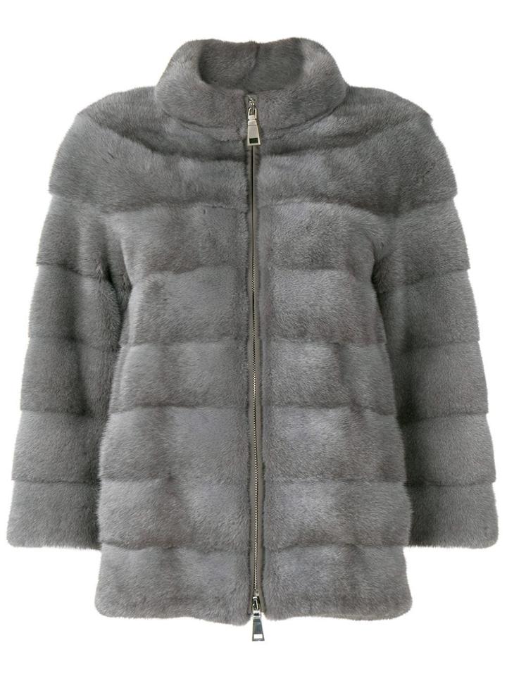 Cara Mila Alexandra Zipped Jacket - Grey