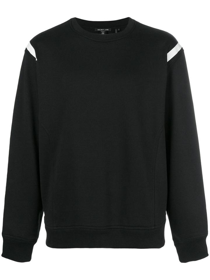Helmut Lang Panelled Sleeve Sweatshirt - Black