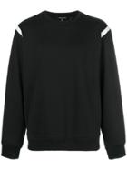 Helmut Lang Panelled Sleeve Sweatshirt - Black