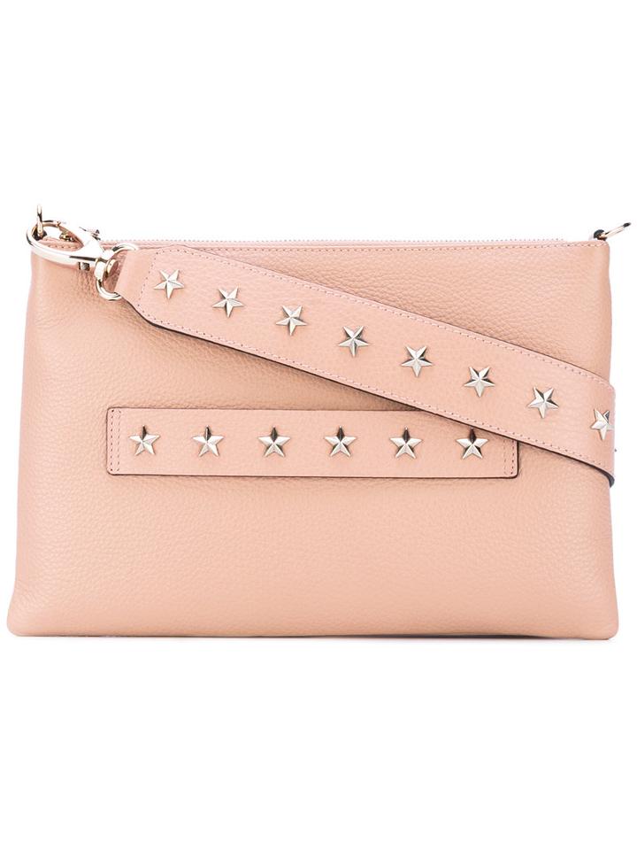 Red Valentino - Star Studded Shoulder Bag - Women - Calf Leather - One Size, Nude/neutrals, Calf Leather