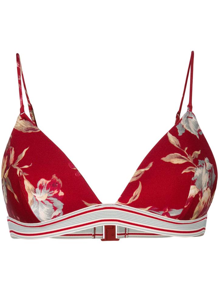 Zimmermann Floral Print Bikini Set - Red
