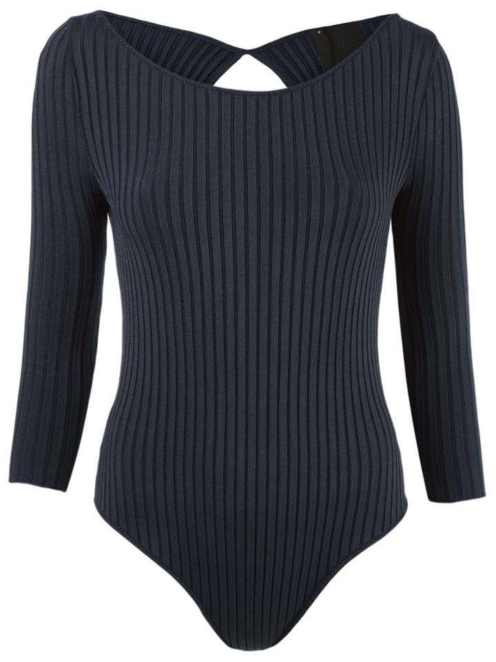 Andrea Bogosian Knitted Bodysuit, Women's, Size: P, Blue, Polyamide/viscose