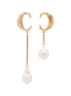 Chloé Darcey Baroque-pearl Drop Earrings - Gold