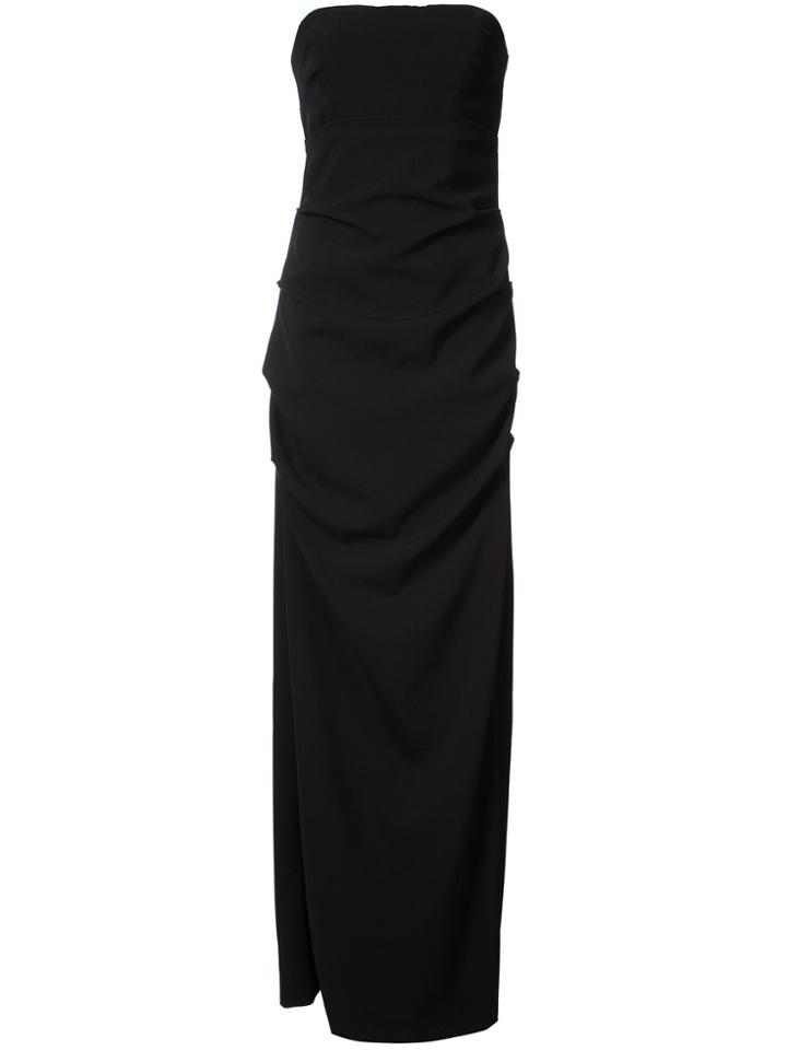 Nicole Miller Felicity Strapless Gown - Black