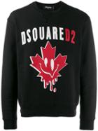 Dsquared2 Smiley Leaf Sweater - Black