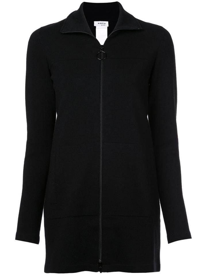 Akris Punto Turtleneck Zipped Cardigan - Black