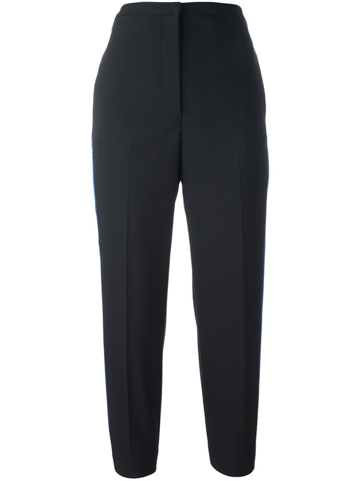 Golden Goose Deluxe Brand Cropped Side Stripe Trousers - Black