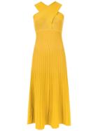 Egrey Knit Midi Dress - Yellow