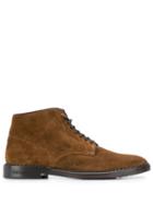 Dolce & Gabbana Suede Ankle Boots - Brown