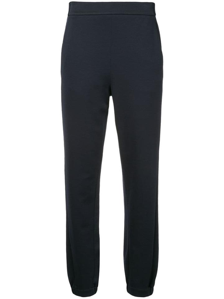 Tibi Mercer Knit Joggers - Blue