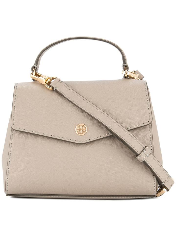 Tory Burch Robinson Small Top-handle Satchel - Brown