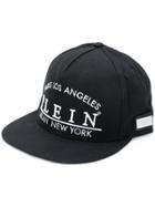 Philipp Plein Embroidered Baseball-style Hat - Black