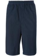 Msgm Chino Shorts, Men's, Size: 52, Blue, Cotton/spandex/elastane