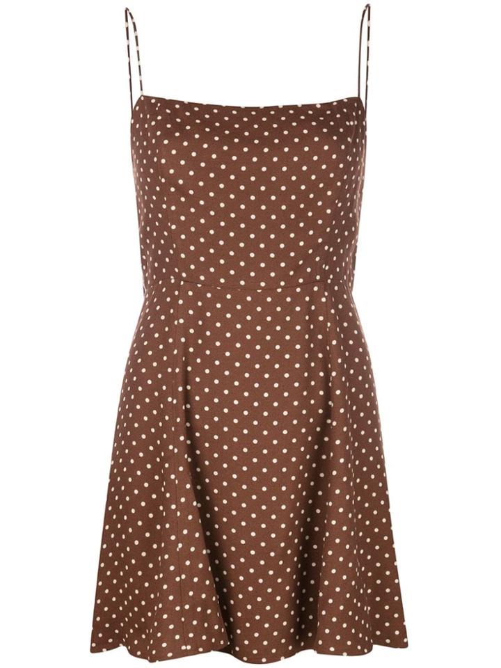 Reformation Sarah Dress - Brown